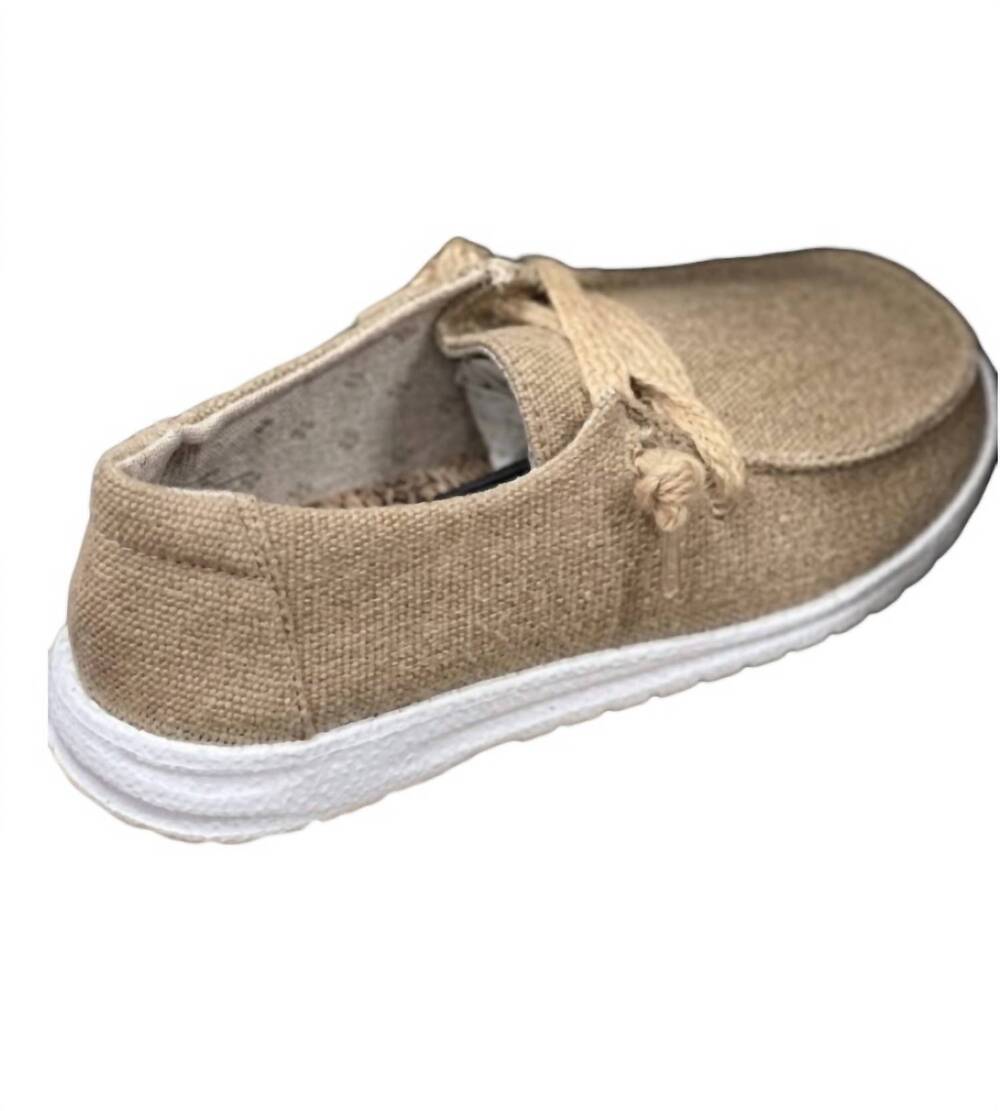 NEW VERY G women's dude sneaker in beige
